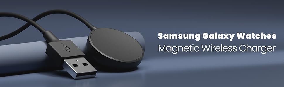 samsung galaxy watch 6 5 pro 4 3 active 2 charger wireless