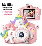 Kids Camera for 3-8 Years Old Toddlers Childrens Boys Girls Selfie Camera 20.0 MP HD 1080P IPS Sc...