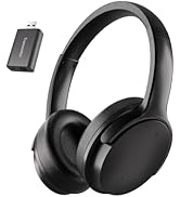 Skyaudio Holdsound Wireless Headphones for TV Watching, Over Ear TV Headphones Wireless with USB ...