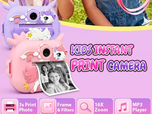 Kids Camera Instant Print