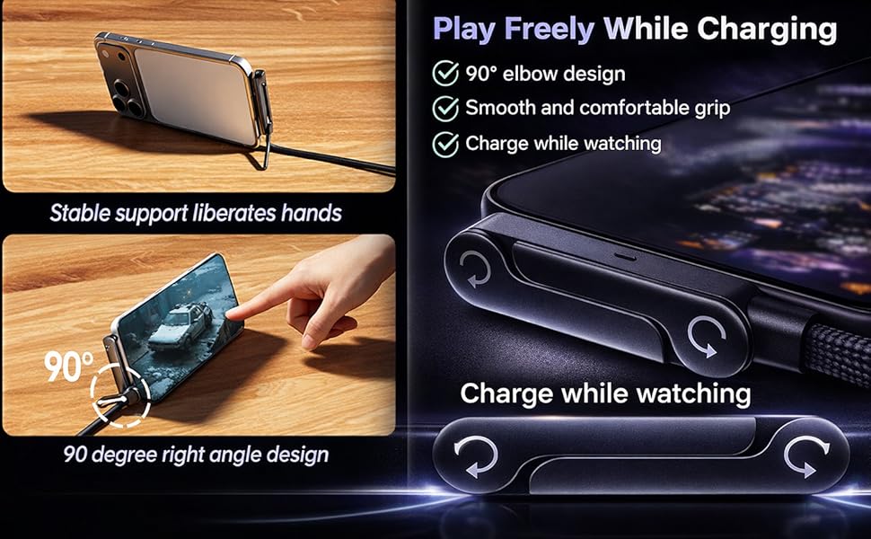 Play Freely While Charging