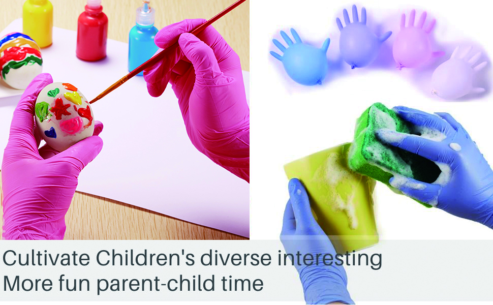 Nitrile Gloves for 7-14 Years