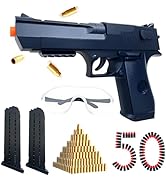 Shell-Ejecting Toy Gun Blaster - Toys for Ages 6+ Kids Teens Adults, Safe Foam Bullets with 32ft ...