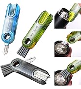 XANGNIER 3 in 1 Multipurpose Bottle Gap Cleaner Brush,3 Pack Cup Cover Cleaning Brush,Cup Crevice...