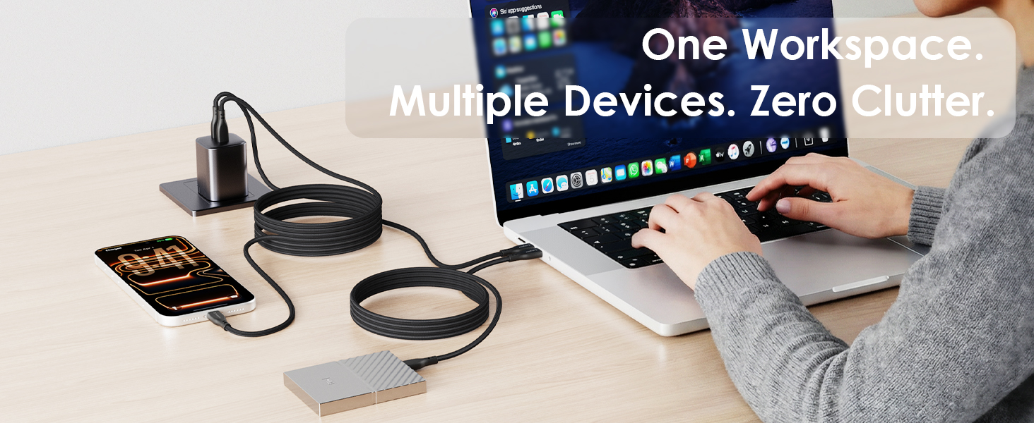 iphone 17 pro charging cable magnetic braid cable