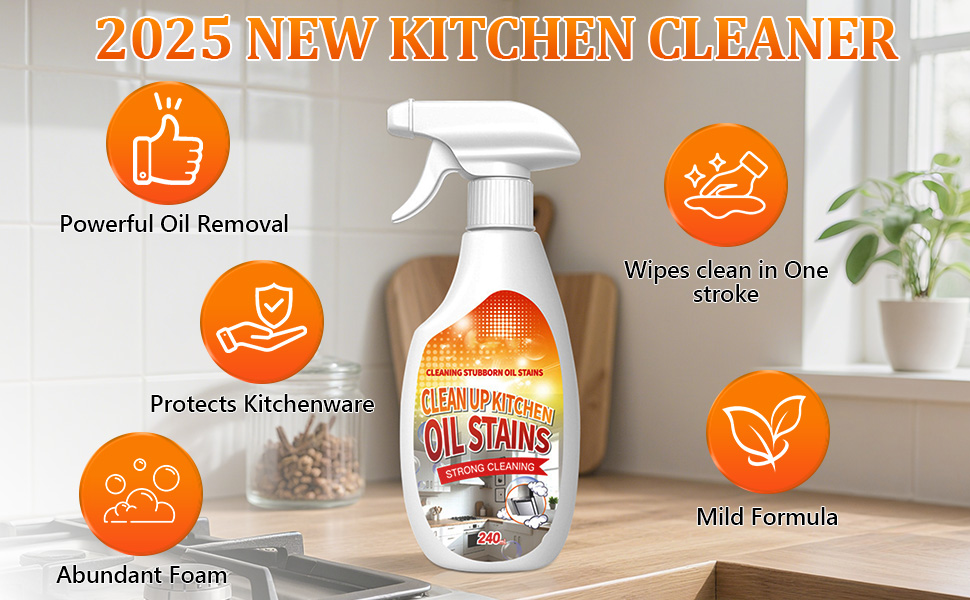 Multipurpose Cleaner Spray for Countertops, Ovens