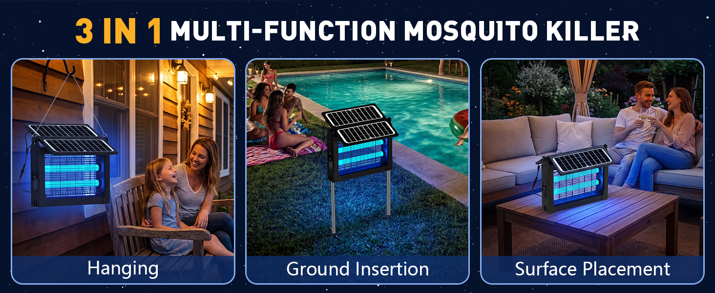 solar power bug zapper outdoor