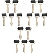 MAGICLULU Relief Printing Brayers Relief Printing Brayers 15 Pcs Rubber Printmaking Roller Plasti...