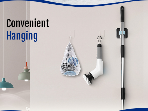 Electric spin scrubber