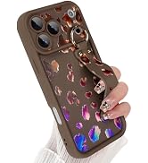 Jefonha Compatible with iPhone 17 Pro Max Case with Finger Hand Strap for Girls Women, Stylsih Co...