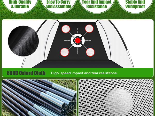 Golf Hitting Aid Nets Chipping Training Swing,Gifts for Men Dad Him and Golfer