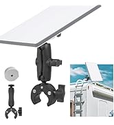 Starlink Mini Pole Clamp Mount, Universally Adjustable Angle Clamp Clamp Mount for Starlink Mini,...