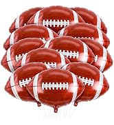 Football Balloons 12PCS 18 Inch Rugby Foil Balloons Sports Party Decor | Football Season Game Day...