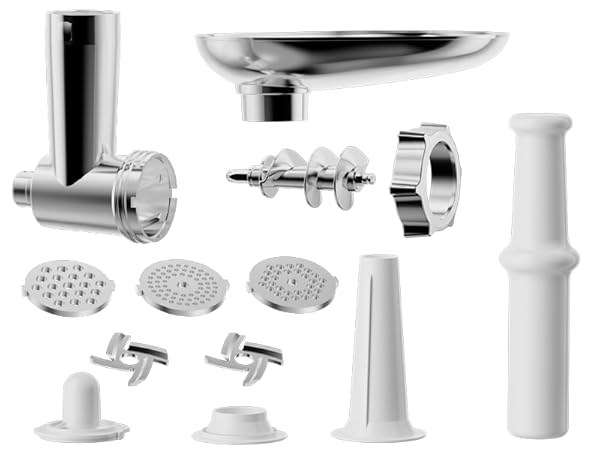 ALTRA LIFE electric meat grinder with abundant accessories for multiple cooking needs