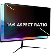 Jiawu 25 Inch Computer Screen Filter for 16:9 Widescreen Computer Monitor, Anti Glare Blue Light ...
