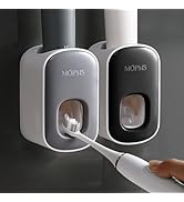 MOPMS Toothpaste Dispenser Wall Mounted for Bathroom Automatic Toothpaste Squeezer for Kids and A...