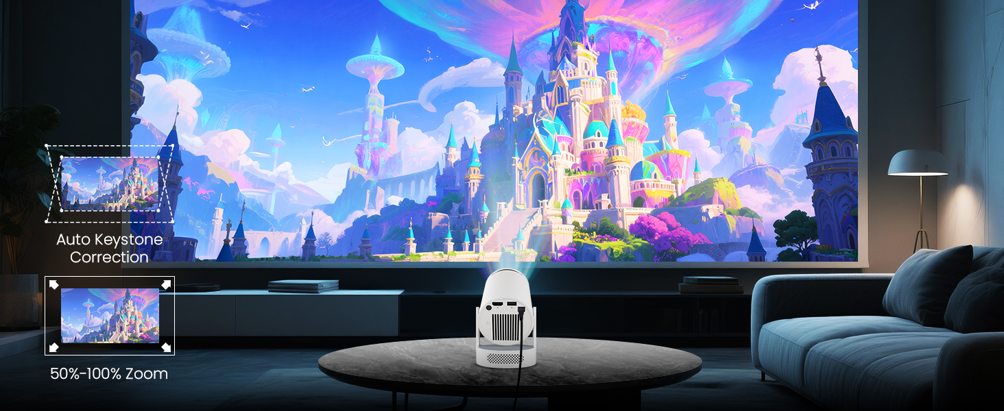 Mini Projector with WiFi and Bluetooth