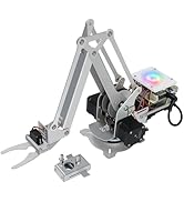Freenove Robot Arm Kit for Raspberry Pi 5 4 B 3 B+ B A+, Stepper Motor, Metal Structure, Clamping...