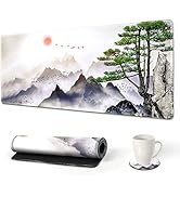 AIMSA Extended Gaming Mouse Pad, XL Large Keyboard Mouse Mat Desk Pad with Stitched Edges, Durabl...