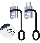 Liaoan USB C to USB Adapter 2-Piece Set, USB C to USB 3.0 OTG Adapter, Thunderbolt 4/3 to USB 3.0...