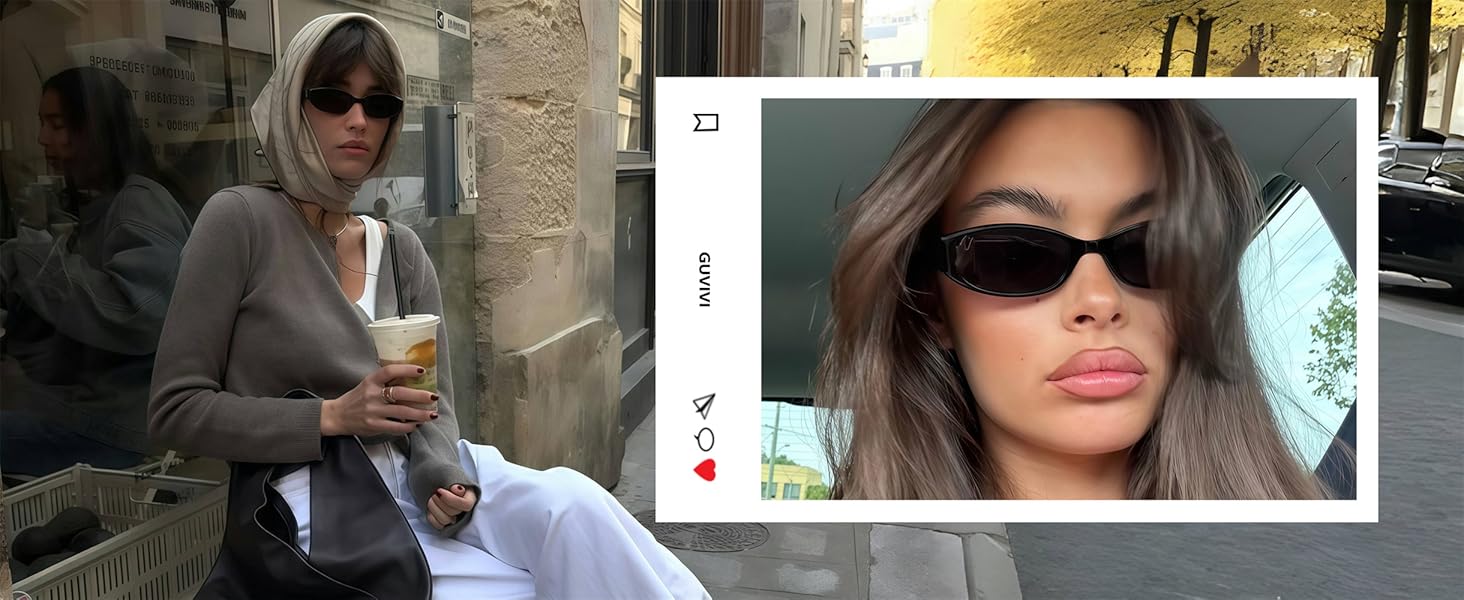 small oval sunglasses