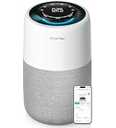Provirtec Air Purifier with PM2.5 Real-Time Display &amp; Air Quality Monitor, All-in-One Auto Mode &amp;...