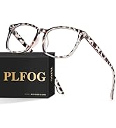 PLFOG Blue Light Glasses For Woman Men - Anti Eyestrain Computer Gaming Eyeglasses Blue Light Blo...