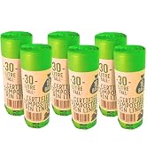 Eco Green Living Plastic Free Bin Liners, Designed to Break Down Naturally Leakproof, Strong Food...