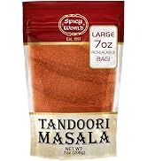Spicy World Tandoori Masala Spice Mix Seasoning 7 Oz - 18 spice blend - Premium Quality Tandori M...
