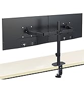 Suptek Dual LED LCD Monitor Desk Mount Heavy Duty Fully Adjustable Stand for 2 / Two Screens up t...