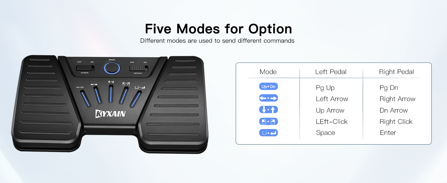KYXAIN Bluetooth Pedal Page Turner