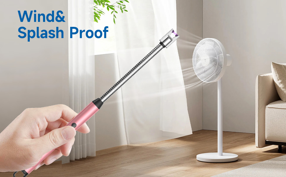 windproof usb rechargeable electric candle lighter