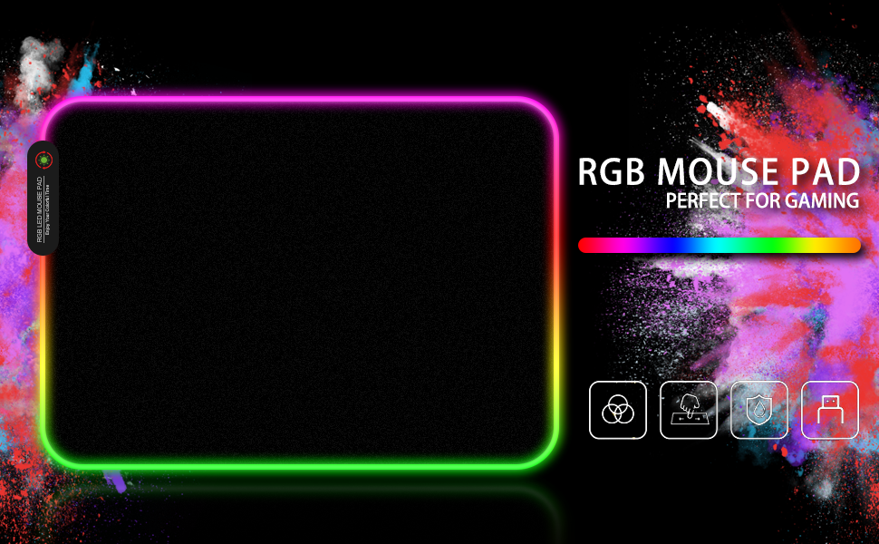 RGB mouse pad