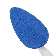 non-scratch sponge-like scouring pad good for scrubbing soap scum