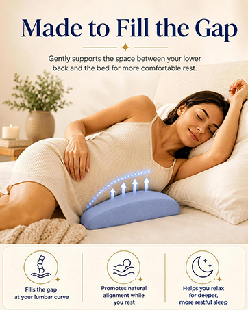 Lumbar Support Pillow for Bed