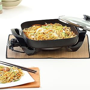 Nonstick Electric Skillet