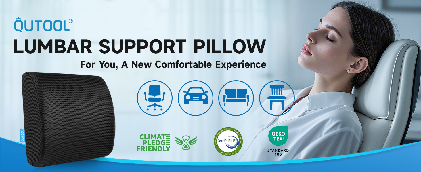 back pillow;lumbar pillow;lumbar support pillow for office chair;samsonite lumbar support pillow;
