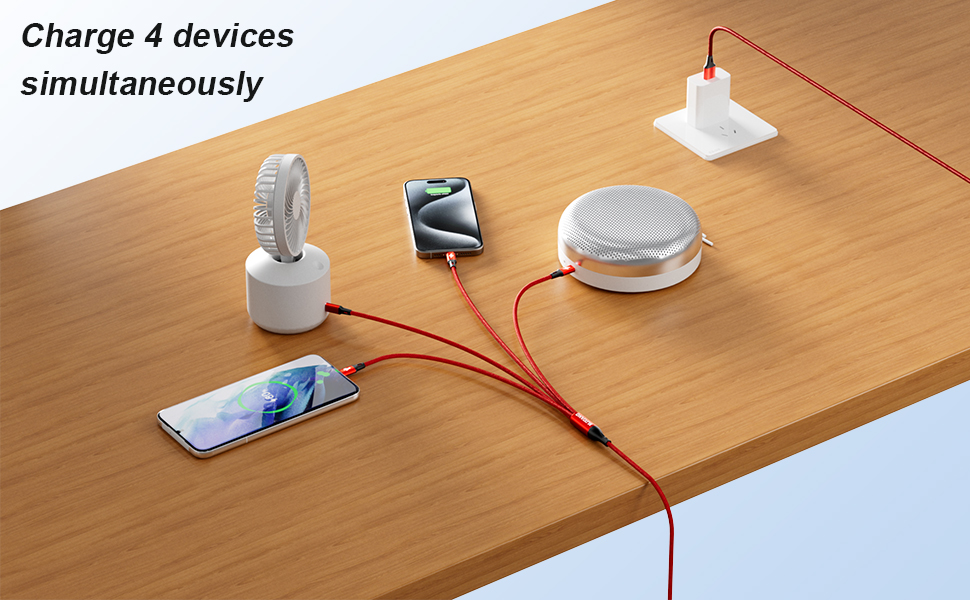 a table with a phone and a phone connected to it