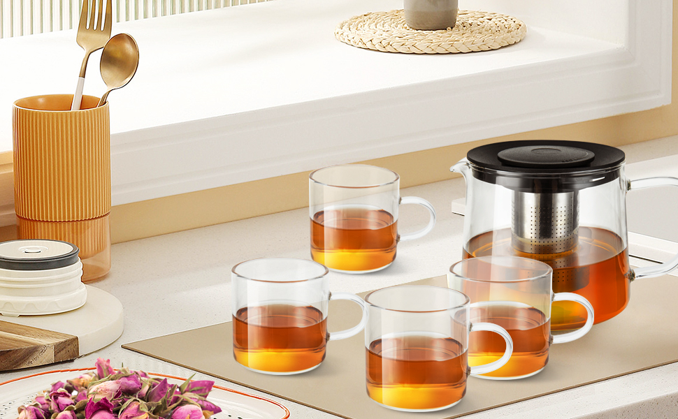 tea pot cups
