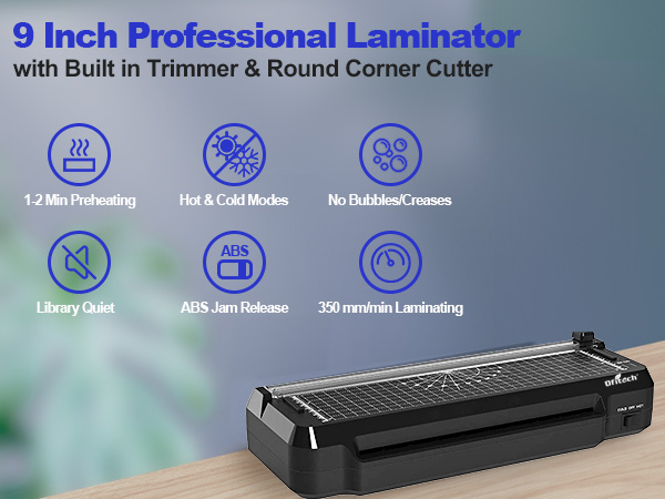 9 inch laminator