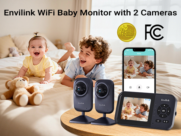 baby monitor with 2 cameras