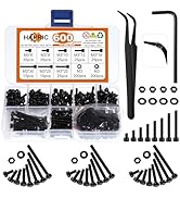 600 Pcs M3 Screws Assortment Kit, M3x 6/8/10/12/16/20/25/30mm M3 Screw Kits 12.9 Alloy Steel Nuts...