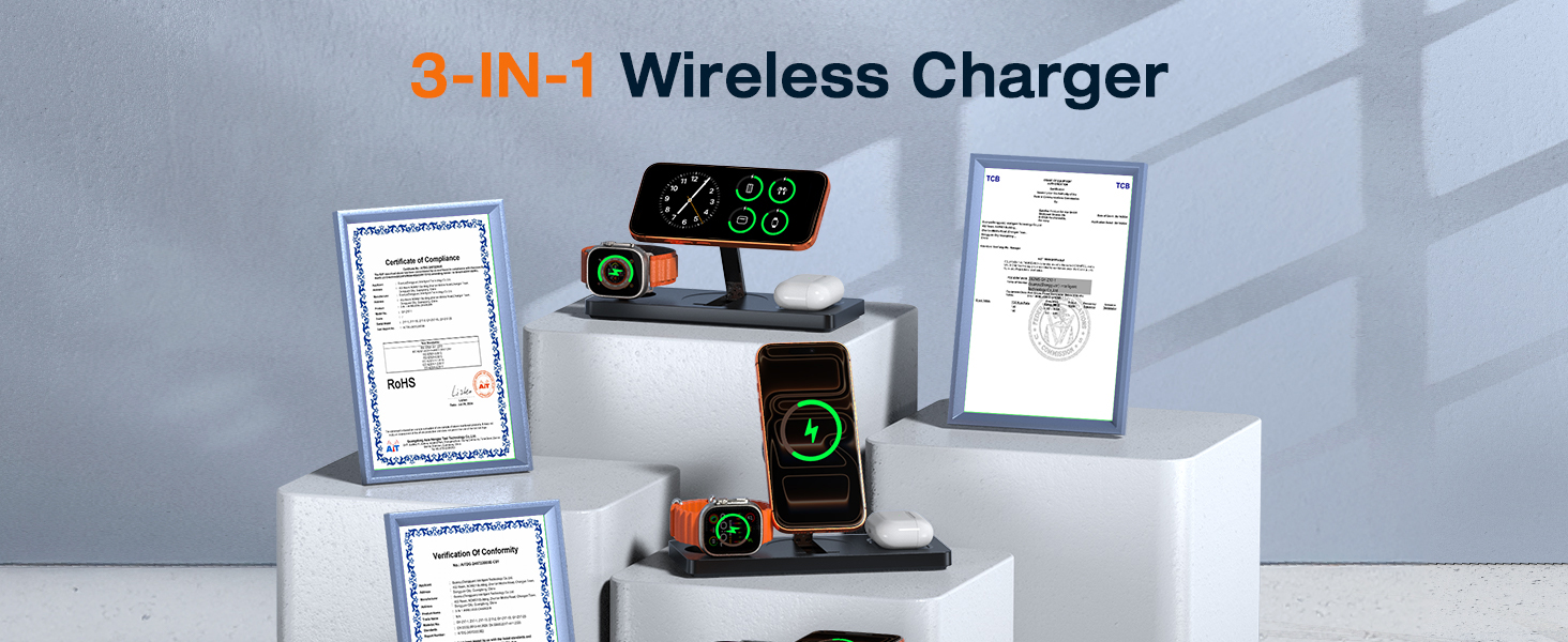 3-IN-1 Wireless Charger