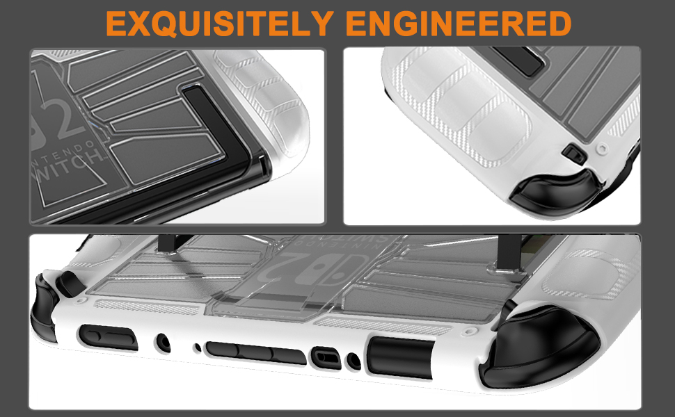 Silicone Cover for Nintendo Switch 2 Case with Stand 2025 