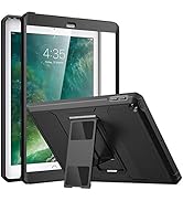 MoKo Case Fit 2018/2017 iPad 9.7 6th/5th Generation - [Heavy Duty] Shockproof Full Body Rugged Hy...