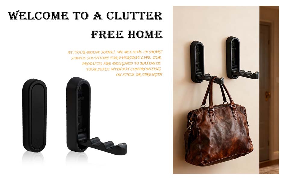 easy mount heavy duty folding coat hooks for closet organization