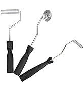 Fiberglass Roller Tools Kit, 3Pcs Bubble Paddle Tool Fiberglass Resin Laminating Roller Set for T...