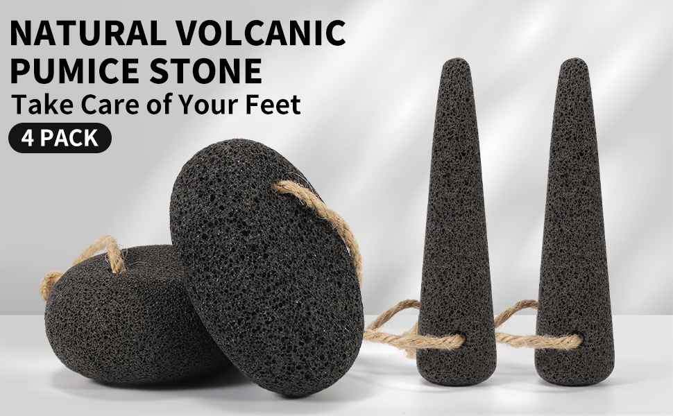 Natural volcanic pumice stone set