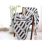 Folkulture Throw Blanket for Couch 50" x 60" |Cotton, Lightweight &amp; Breathable Summer Blanket for...