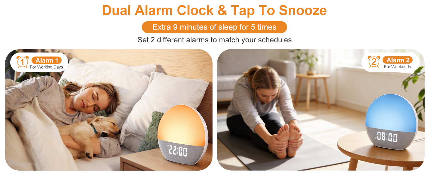 alarm clocks for bedrooms
